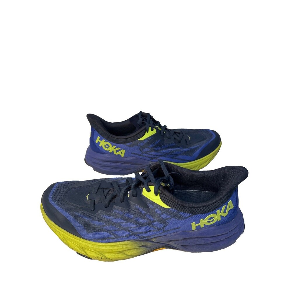 HOKA One One EVO Mafate Men’s 11.5 D Cyan Citrus Vibram Trail Running Shoes